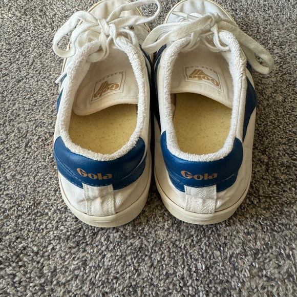 Gola White and Blue Casual Sneakers - Picture 3 of 6